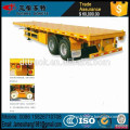 Factory direct sale tri axle 40FT container flat bed trailer
